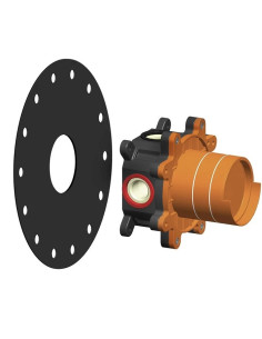 Parte esterna Gessi Miscelatore a parete 1 via serie Rettangolo K cod.53109 incasso cod.46112 - Kallea 2