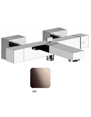 Miscelatore Termostatico Gessi esterno vasca serie Rettangolo K cod.20111 con deviatore automatico bagno/doccia - Kallea
