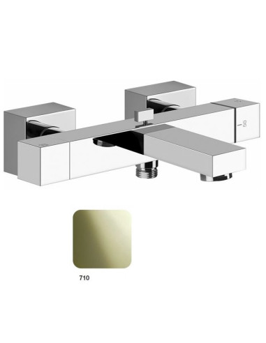 Miscelatore Termostatico Gessi esterno vasca serie Rettangolo K cod.20111 con deviatore automatico bagno/doccia - Kallea