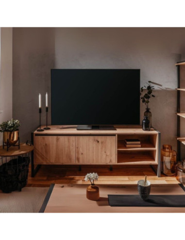 Mobile porta TV Denver 54 L160XP40XH55 quercia antracite - Kallea