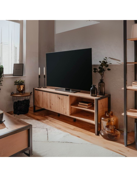 Mobile porta TV Denver 54 L160XP40XH55 quercia antracite - Kallea