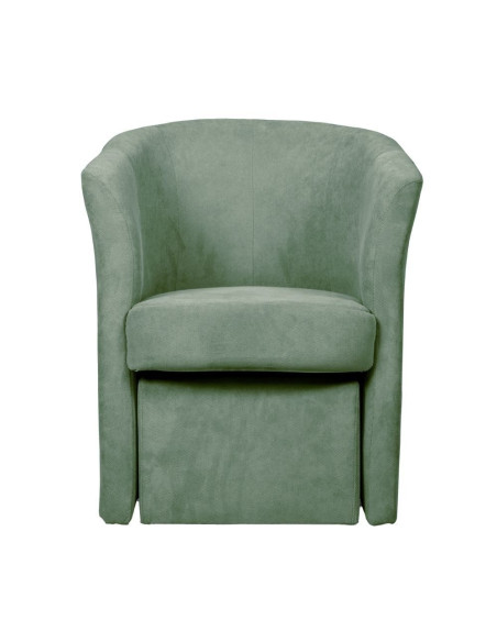 Djerba tessuto Soro 34 verde acqua marina con pouff estraibile - Kallea