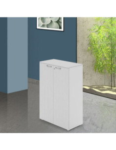 Ante h 129 per modulo ufficio Ibisco bianco frassinato - Kallea