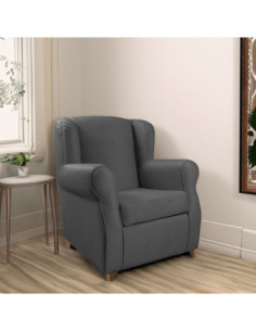 Poltrona Ebro tessuto grigio monaco 15 - Kallea