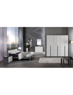 Camera da letto Manitoba grigio cemento - Kallea 2