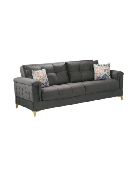 Divano letto contenitore Kemer grigio 07-814 - Kallea