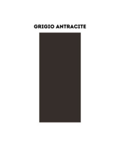 Cucina Iris 360 cm bianco opaco grigio antracite con elettrodomestici reversibile - Kallea 2