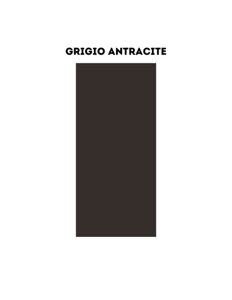 Cucina Iris 360 cm bianco opaco grigio antracite con elettrodomestici reversibile - Kallea