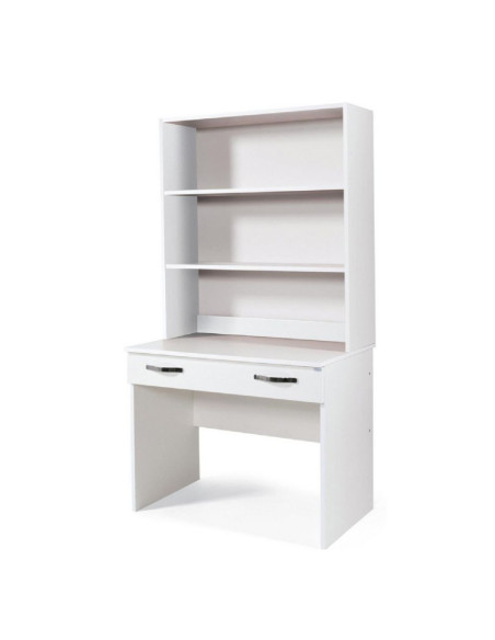 Libreria Angela bianco per scrivanie da 90 cm - Kallea