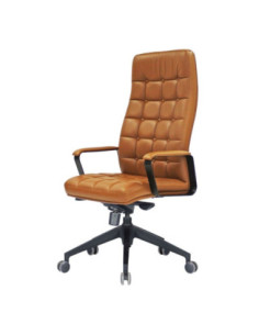 Poltrona direzionale ufficio Murano cuoio - Kallea 2