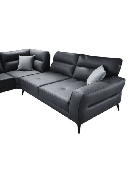 Divano angolare Sigmar 300x250xP77xH100 in Prada 2 beige - Kallea