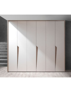 Camera da letto Soleil con letto contenitore colore cashmere e olmo biscotto - Kallea 2