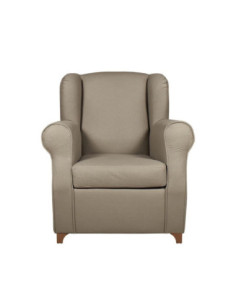 Poltrona Ebro eco nabuk tortora moxart 8 - Kallea 2