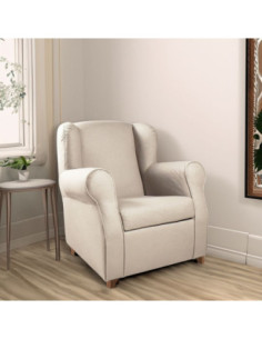 Poltrona Ebro eco nabuk nature moxart 2 - Kallea