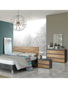 Camera da letto Borghese noce dark - Kallea 2