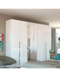 Camera da letto Nerano bianco laccato - Kallea 2