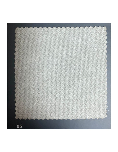 Divano Alenda 2 posti fisso con piedini quadrati colore Roma 05 beige - Kallea