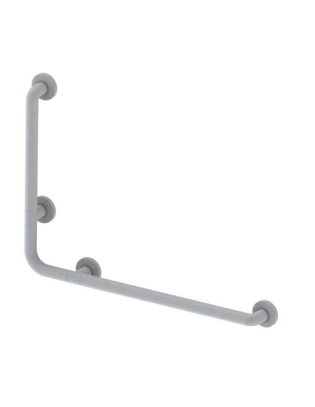 Corrimano angolare di sicurezza 78 x 55.5 cm per disabili colore bianco - Kallea
