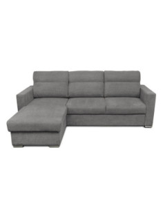 Divano Kendall con penisola reversibile letto estraibile grigio Barrel 90 - Kallea 2