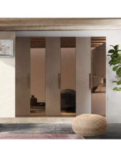 Camera da letto Mustella con letto contenitore bronzo - Kallea 2