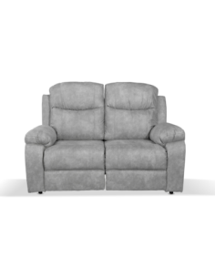 Divano Chicago 2 posti fisso in ecopelle Cayenne 20 grafite - Kallea 2