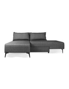 Divano letto angolare Armada in tessuto Mina 11 grigio - Kallea 2