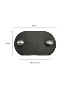 Set 4 piedini per rete H 35 cm. - Kallea 2