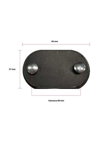 Set 4 piedini per rete H 35 cm. - Kallea