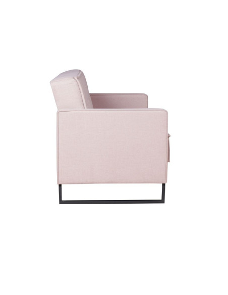 Divano letto contenitore Legen 3 posti in vellutino rosa antico 12-450 - Kallea