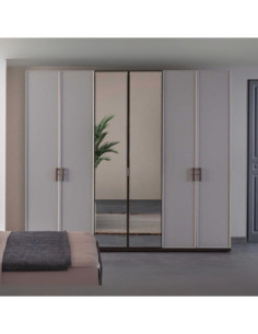 Camera da letto Merlin in colore mozambik spatolato - Kallea 2