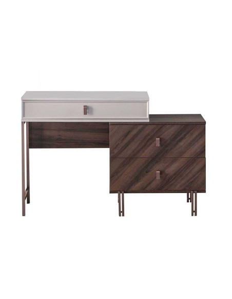 Camera da letto Merlin in colore mozambik spatolato - Kallea