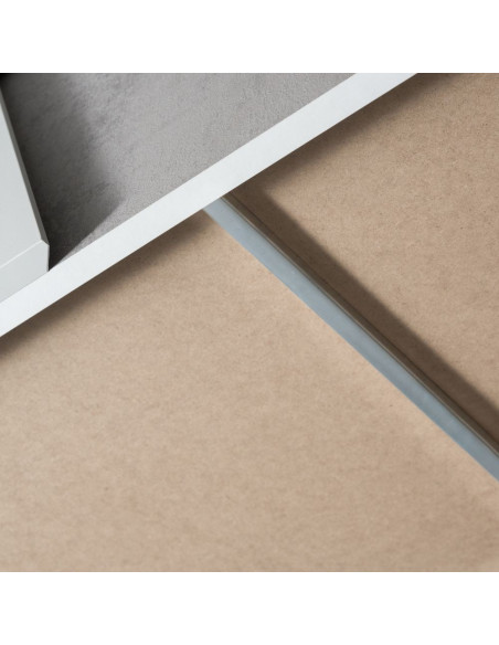 Camera da letto Fadri colore grigio ghiaccio e ossido grigio scuro - Kallea