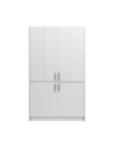 Cucina monoblocco Fold Evolution struttura e ante a libro bianco - Kallea 2