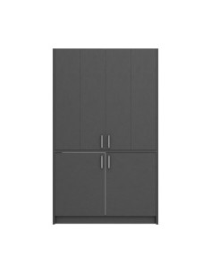 Cucina monoblocco Fold Evolution struttura e ante a libro antracite - Kallea 2