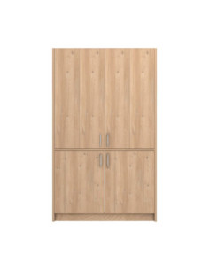 Cucina monoblocco Fold Evolution struttura e ante a libro rovere - Kallea 2