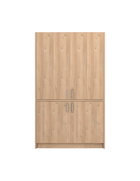 Cucina monoblocco Fold Evolution struttura e ante a libro rovere - Kallea