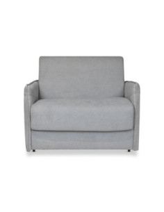 Poltrona letto Piri con rete elettrosaldata in tessuto Roma 23 grigio - Kallea 2