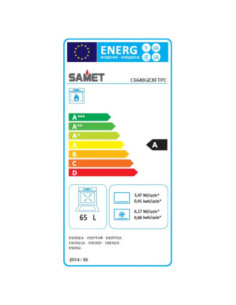 Cucina a gas Stromboli 60x60 cm. con forno a gas e grill elettrico nero classe A - Kallea 2