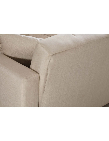 Divano letto contenitore Moon 3 posti in tessuto Internobase 09 cream - Kallea