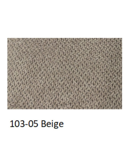 Divano 3 posti Nutmeg con pouff in tessuto Mia 103-05 beige - Kallea