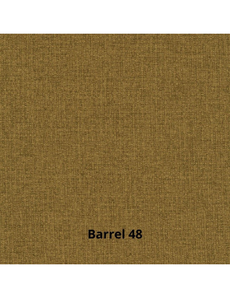 Divano letto Kriog 3 posti con rete elettrosaldata in tessuto Barrel 48 senape - Kallea