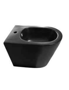 Bidet a pavimento YJ-1380FMB nero opaco 36.5x56x40 cm. - Kallea 2