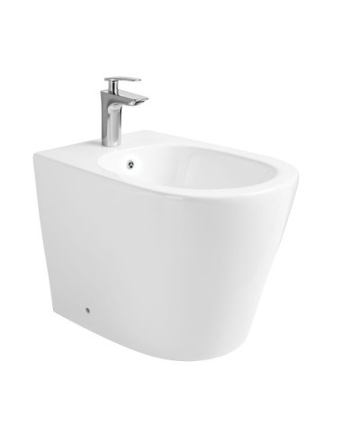 Bidet a pavimento YJ-1380F bianco lucido 36.5x56x40 cm. - Kallea