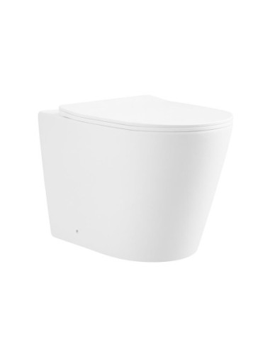 WC a pavimento YJ-3380MW in bianco opaco 36x56x40 cm. - Kallea