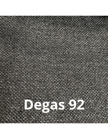 Divano letto Denver con penisola contenitore destra in Degas 92 grigio - Kallea