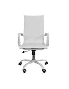 Poltrona da ufficio NuviaH con schienale altro colore bianco - Kallea 2