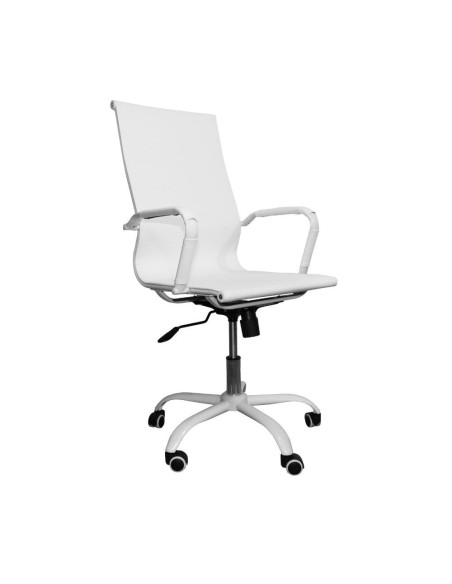 Poltrona da ufficio NuviaH con schienale altro colore bianco - Kallea