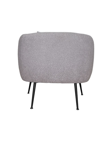 Poltrona pozzetto Nuvia in tessuto Ascort colore taupe - Kallea