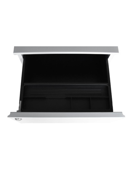 Cassettiera ufficio ESMC03 3 cassetti con chiave in ferro colore grigio chiaro - Kallea