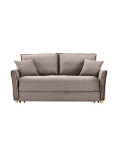 Divano letto Cassie con contenitore in Barrel 19 taupe - Kallea 2